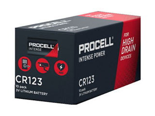 Duracell Intense 3V CR123 - Box(10)