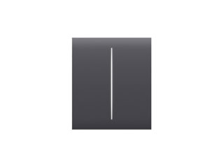Ajax CenterButton (2-gang)-GRA