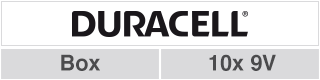 Duracell Procell Intense 9V-Box(10) - afbeelding 2