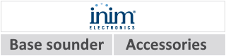 Inim ES1000SP/B sounder base (10x) - afbeelding 2