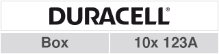 Duracell Intense 3V CR123 - Box(10) - afbeelding 2