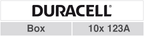 Duracell Intense 3V CR123 - Box(10) - afbeelding 2