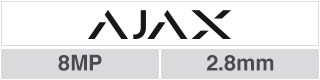 Ajax BulletCam (8 Mp/2.8 mm)-B - afbeelding 2