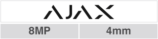 Ajax BulletCam (8 Mp/4 mm)-B - afbeelding 2