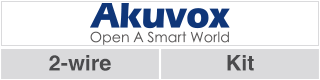 Akuvox C313W-2 - R20A-2 2 wire kit - afbeelding 2